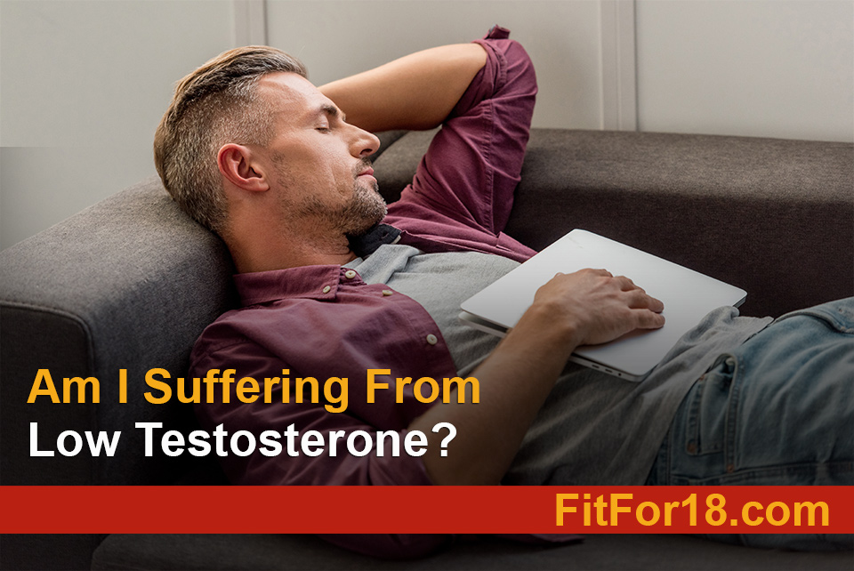 man tired because of low testosterone