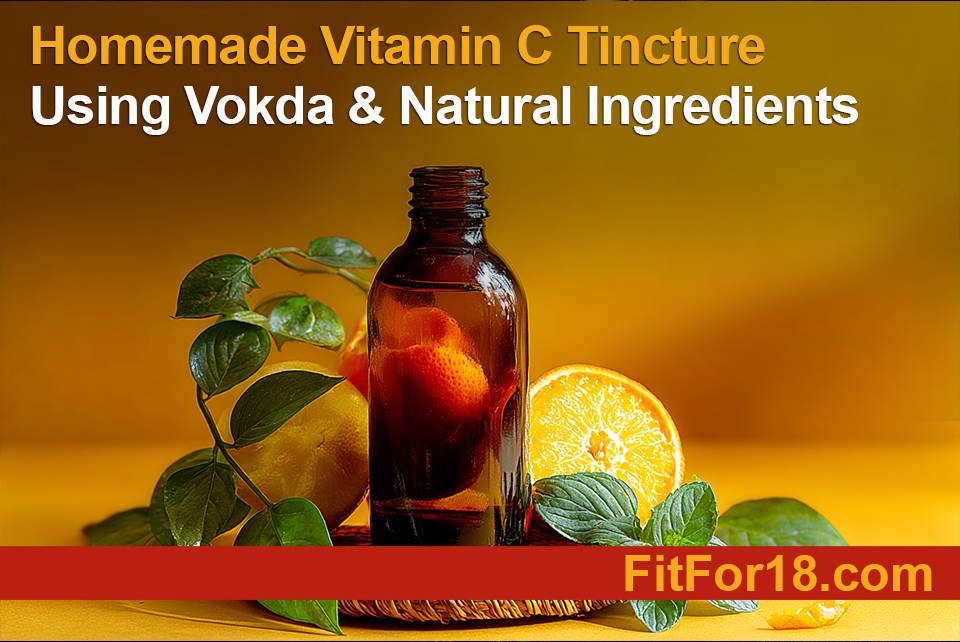 Homemade Vitamin C Tincture Using Vodka and Natural Ingredients